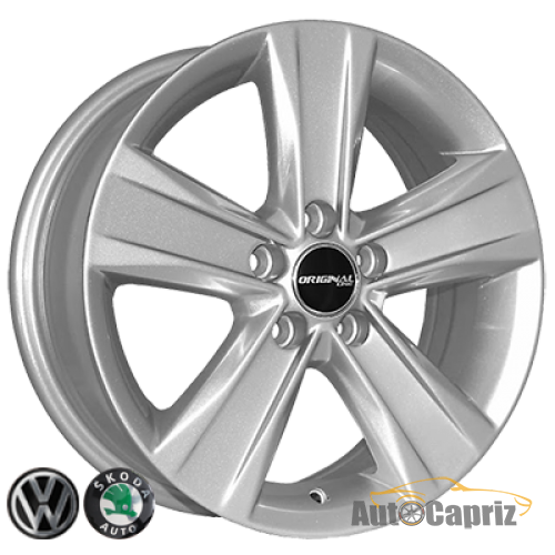 Диски Replica Skoda 492 S R14 W6.0 PCD5x100 ET38 DIA57.1